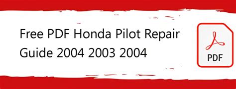 honda pilot repair manual|honda pilot repair manual pdf.